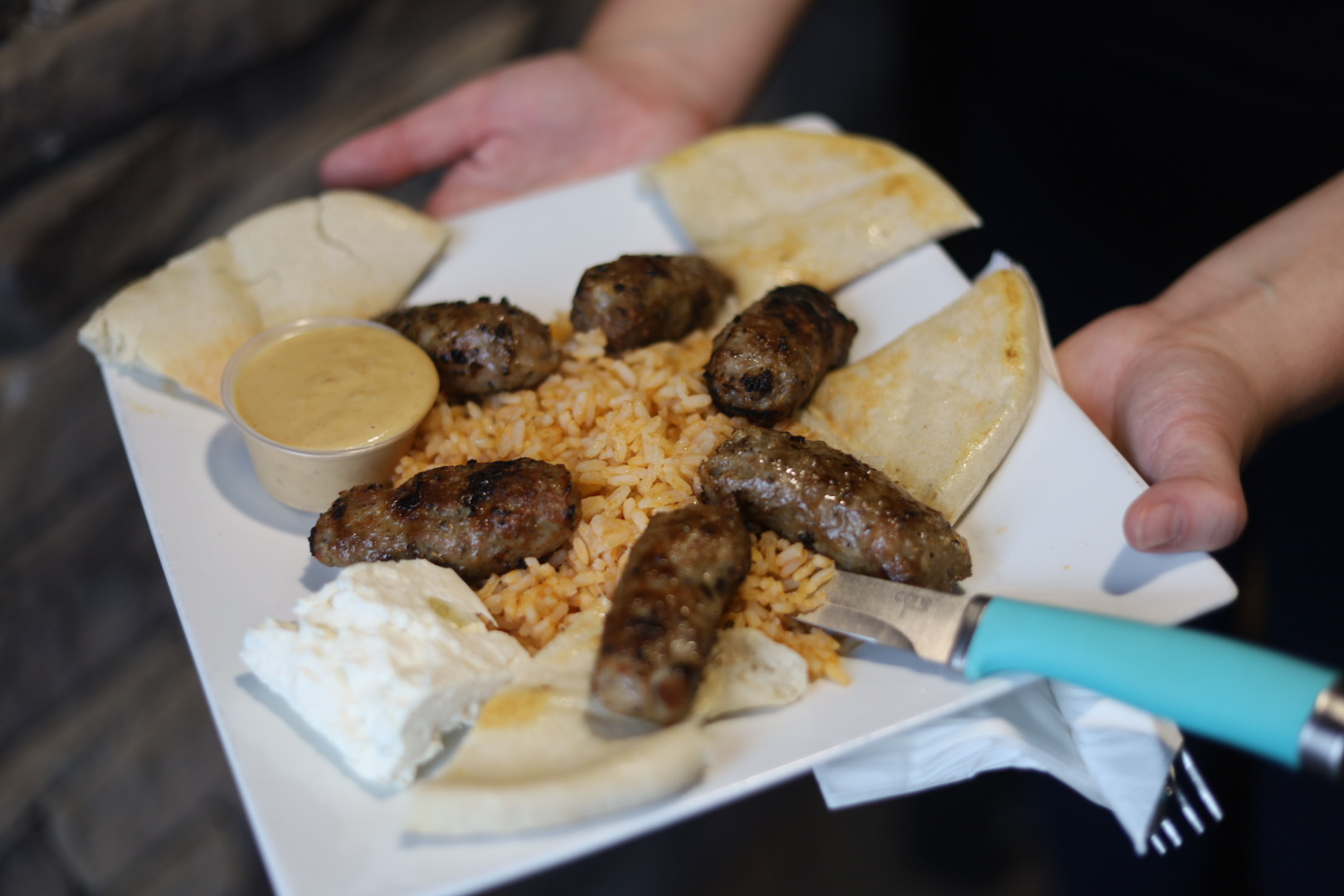 Cevapi at Shots Bar & Grille Farmington Hills